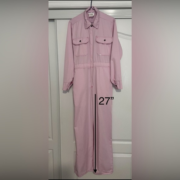 Pink Coveralls with Pockets - Picture 9 of 11